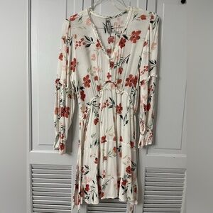 Floral low front Dress